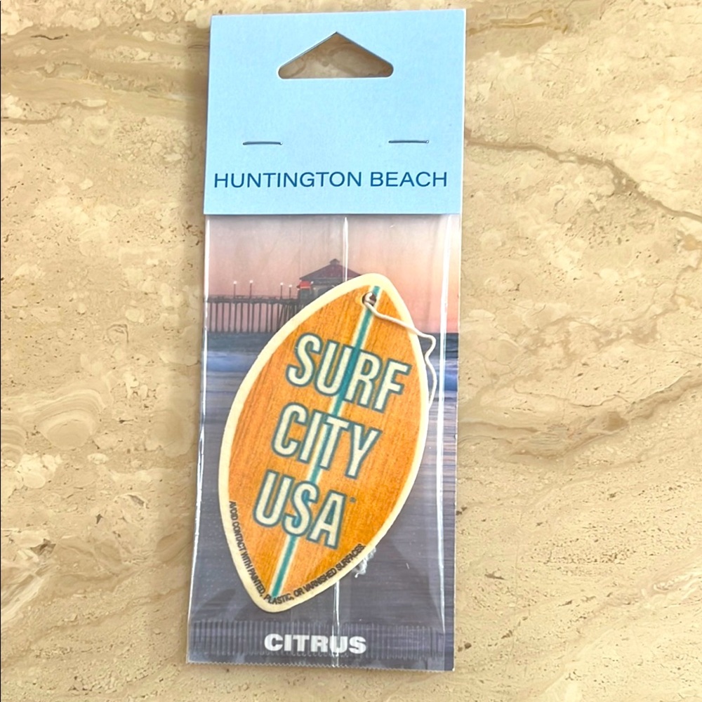 Citrus Surf City USA Air Freshener from Huntington Beach, California